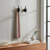 ASTUD Decorative Wall Mounted Hooks (2pcs) Functional Art, Funny, Space-Saving, Heavy Duty Metal Wall Hooks for Bags, Coats, Scarves, Keys, Towels and More (Like-Black) view 4