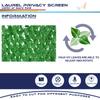 Windscreen4less 39"x117" Faux Leaf Privacy Fence Screen Artificial Laurel Leaves Fence Cover Wall Decoration for Patio Porch Deck Balcony Yard Indoor Outdoor (Light Green) view 4