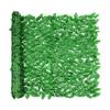Windscreen4less 58"x117" Faux Leaf Privacy Fence Screen Artificial Laurel Leaves Fence Cover Wall Decoration for Patio Porch Deck Balcony Yard Indoor Outdoor (Light Green) view 1