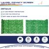 Windscreen4less 58"x117" Faux Leaf Privacy Fence Screen Artificial Laurel Leaves Fence Cover Wall Decoration for Patio Porch Deck Balcony Yard Indoor Outdoor (Light Green) view 3
