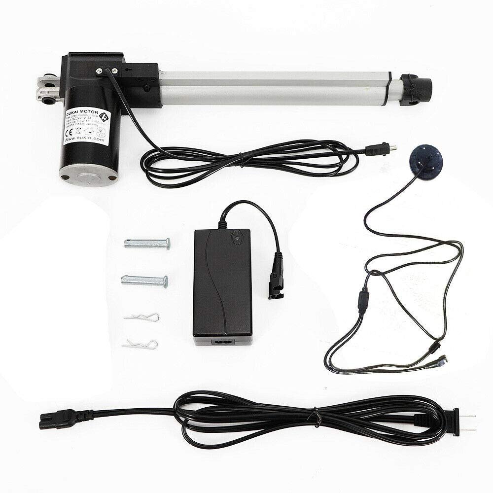 Gdrasuya10 Recliner Lift Chairs Motor Actuator Electric Power Recliner Replacement Motor 24VDC Lift Linear Actuator Motor with Hand Controller 250MM