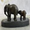 EUROPEAN BRONZE Hotcast African Elephant Animal Wild L Bronze Sculpture Figurine Statue Desk Top Home Decor view 4