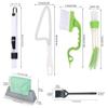 Handheld Crevice Cleaning Brush for Tile Corners and Seams Plastic view 3