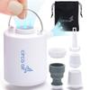 CIRCA AIR Mini Portable Air Pump for Inflatables, Mini Air Pump for Mattress Sleeping Pad, Rechargeable USB Small Air Pump, Travel Vacuum Pump, Tiny Portable Inflator Pump, Pool Float Pump for Toys view 1