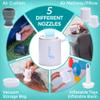 CIRCA AIR Mini Portable Air Pump for Inflatables, Mini Air Pump for Mattress Sleeping Pad, Rechargeable USB Small Air Pump, Travel Vacuum Pump, Tiny Portable Inflator Pump, Pool Float Pump for Toys view 2
