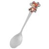 Ruilogod Stainless Steel Cartoon Cattle Tableware Spoon Silver Tone (id: 0ef 9a8 c55 0ae dcc view 1