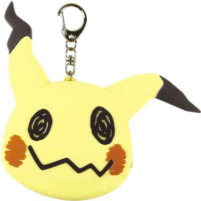 Tees Factory PM-5533819MM Pokemon Silicone Mini Pouch, Mimikyu, Approx. 1.0 x 4.7 x 4.1 inches (2.5 x 12 x 10.5 cm), Yellow