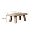 BESPORTBLE Small Wooden Stools Step Stool Footstool Art Craft Shape Display Base for Seniors Adults view 3