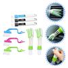 8pcs Window Cleaning Brush Wet and Dry Use Groove Cleaning Tool for Kitchens and Bathrooms Compact Design for and Dirt Removal view 2