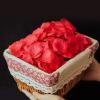 IMFILM 2000 PCS Simulation Rose Petals,Wedding Banquet Scene Decoration Petals Separated Artificial Rose Petals for Wedding Flower Girl Basket Table Centerpieces Aisle(Silver) view 3