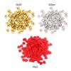 IMFILM 2000 PCS Simulation Rose Petals,Wedding Banquet Scene Decoration Petals Separated Artificial Rose Petals for Wedding Flower Girl Basket Table Centerpieces Aisle(Silver) view 4