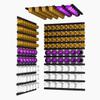 Adhesive Coffee Pod Holder, 10 PCS Under Cabinets/Wall Mounte Vertically or Horizontally,Coffee Pod Storage for Coffee Shop Desktop Office and Kitchen,Black view 1