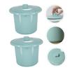 Cabilock 2pcs Spittoon with Lid Portable Spittoon Urine Bucket Urinal Chamber Pot for Pregnant Women Elderly Urine Bucket Random Color view 3