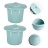 Cabilock 2pcs Spittoon with Lid Portable Spittoon Urine Bucket Urinal Chamber Pot for Pregnant Women Elderly Urine Bucket Random Color view 4