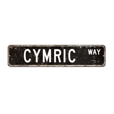 Cymric Street Signs Customized Cymric Cat Metal Tin Sign Cymric Decor Kitten Vintage Metal Wall Sign Rustic Wall Art Wall Decor For Bedroom Kitchen Cafe Bar Office Garage Cat Owner Gift