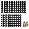 Savita 432 Pack Pre-Printed 1.4" Round Spice Jar Labels Seasoning Labels for Spice Rack (Black) view 1