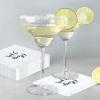 Junkin 50 Pack Please Leave by 9 Napkins Cocktail Funny Napkins for Bar Restaurant Wedding Dinner Party(Stylish) view 3