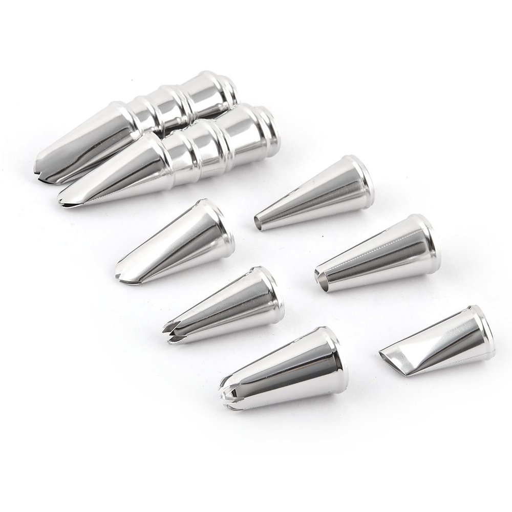 Ruilogod Cookie Sugar Decorating Cupcake Cake Pastry Icing Cream Piping Nozzles Tips 18 in 1 (id: 815 0b2 b8e 5ce 078