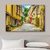 wall26 Canvas Print Wall Art European Storybook Fairytale Village Nature Wilderness Photography Realism Rustic Scenic Landscape Earth Panorama Colorful for Living Room, Bedroom, Office - 24"x36" view 3