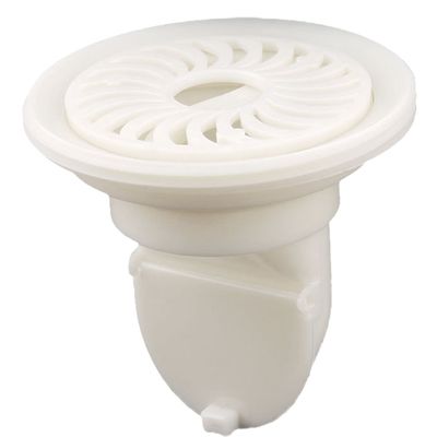 Ruilogod Plastic Bathroom Round Sundries Hair Stopper Water Strainer Floor Drain Beige (id: aef f81 84a cb2 d2b