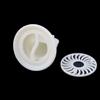Ruilogod Plastic Bathroom Round Sundries Hair Stopper Water Strainer Floor Drain Beige (id: aef f81 84a cb2 d2b view 2