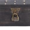 Alvinlite Retro Wooden Box, Treasure Prop Storage Box with Password Lock File Storage Box Suitable for Home Living Room view 3