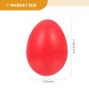 10pcs Wooden Fake Easter Egg Red Wood Faux Chicken Eggs for DIY Crafts Easter Decoration view 2