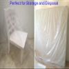 ComfortHome Mattress Bag for Moving and Storage, Heavy Weight, Fits Twin and Full Size Mattress, 1 Pack Clear view 4