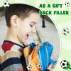 Jexine 48 Pcs Soccer Keychains Soccer Stress Ball Soccer Party Favors Mini Stress Balls Pendant for School Carnival Reward Party Bag Gift Fillers Stress Relieve view 3
