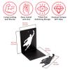 Artori Design Floating Bookshelf for Kids, Invisible Metal Book Shelf, Wall Decore Book Lovers Bookshelf (Wondershelf+Supershelf) view 3
