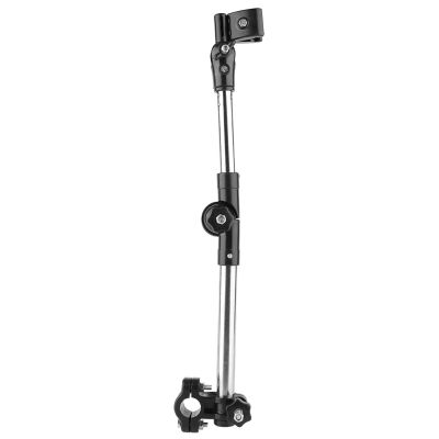 Pilipane 180 Adjustable Umbrella Holder,Hole Diameter 0.8-1.3cm Umbrella Mount Holder Umbrella Clamp Bike Stretch Mount Stand Holder for Baby Stroller,Bicycle,Pram,Wheelchair,Golf Cart Handlebar