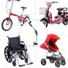 Pilipane 180 Adjustable Umbrella Holder,Hole Diameter 0.8-1.3cm Umbrella Mount Holder Umbrella Clamp Bike Stretch Mount Stand Holder for Baby Stroller,Bicycle,Pram,Wheelchair,Golf Cart Handlebar view 3