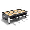 GreenPan Electrics Healthy Ceramic Nonstick, 3-in-1 Reversible Grill, Griddle & Raclette, PFAS-Free, Serves up to 8 People for Parties &Family Fun, Pancake Plate, 8 Mini Square Nonstick Pans& Spatulas view 1