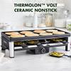 GreenPan Electrics Healthy Ceramic Nonstick, 3-in-1 Reversible Grill, Griddle & Raclette, PFAS-Free, Serves up to 8 People for Parties &Family Fun, Pancake Plate, 8 Mini Square Nonstick Pans& Spatulas view 2