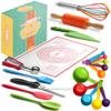 Young Chefs Kids Cooking Sets Real - 19 Pieces Real Baking Set - Easter Gifts for Kids 8-12 Years Cooking and Baking Set for Kids Giftable Sets for Girls and Boys view 1