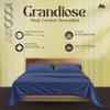 Mayfair Linen Split King Sheet Sets for Adjustable Bed - 100% Egyptian Cotton High Thread Count Split Top King Sheet (5 PC, Deep Blue), 16" Deep Pocket, Soft Cooling Luxury Hotel Quality Sheets view 2