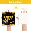 gisgfim 50 Pcs Construction Party Napkins Truck Birthday Disposable Paper Napkins Construction Party Luncheon Napkins Supplies Decorations Favors for Kids Birthday Baby Shower Party view 3