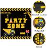 gisgfim 50 Pcs Construction Party Napkins Truck Birthday Disposable Paper Napkins Construction Party Luncheon Napkins Supplies Decorations Favors for Kids Birthday Baby Shower Party view 4