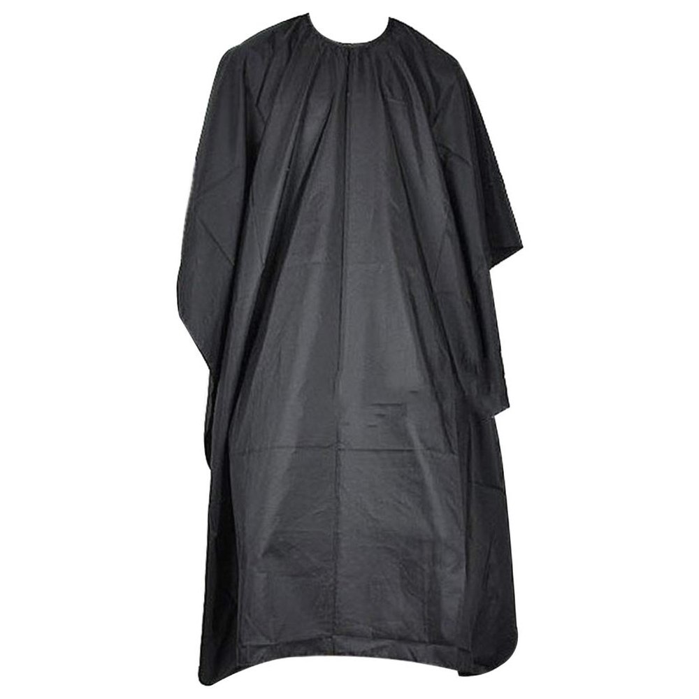 ABOOFAN Black Cape Black Formal Dress Black Abaya Salon Capes Hair Cutting CapeHairdresser Apron Hair Styling Cape for Salon Barbers Hairstylist Hairdressing Black Gown Black Overalls Black Robe