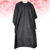 ABOOFAN Black Cape Black Formal Dress Black Abaya Salon Capes Hair Cutting CapeHairdresser Apron Hair Styling Cape for Salon Barbers Hairstylist Hairdressing Black Gown Black Overalls Black Robe view 4