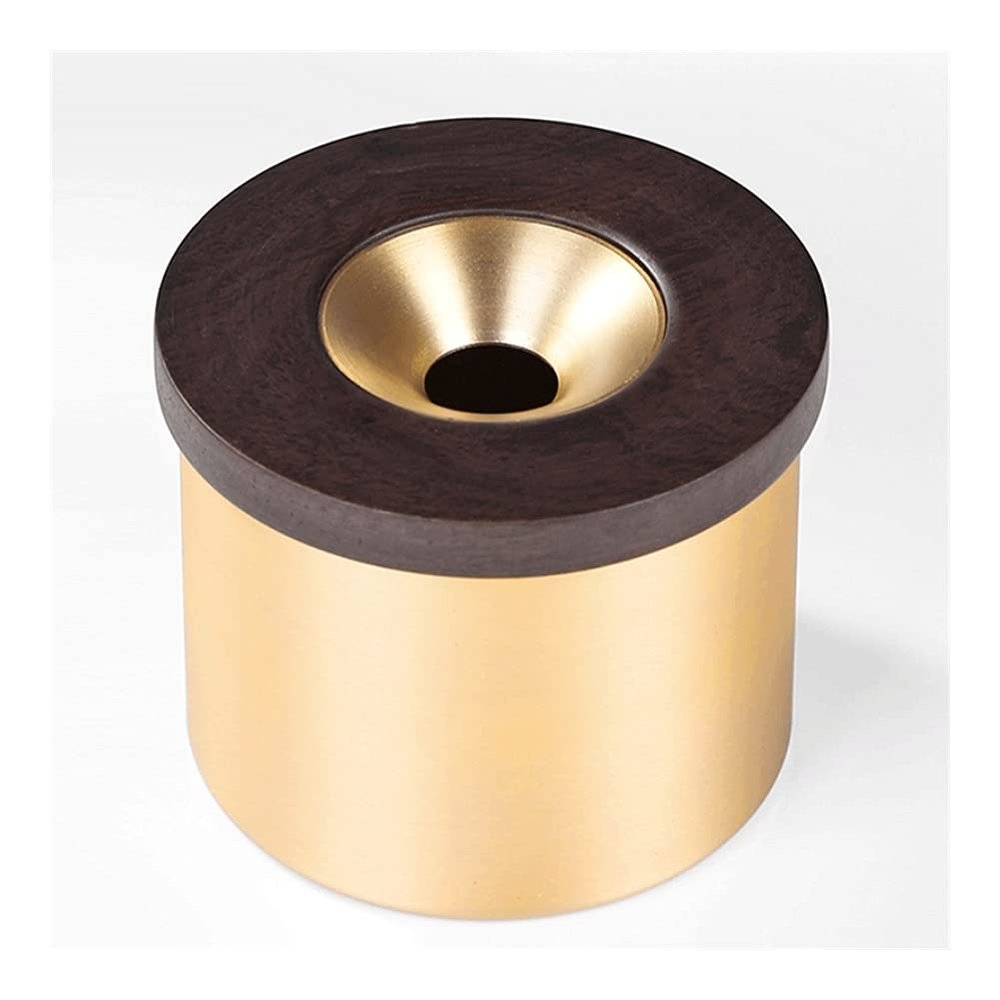 ADIE Ashtray Brass Creative Ashtray Personalized Ashtrays Household Windproof Ash Tray with Cover Can Be Used As Gifts Home Decoration Easy to Clean Ashtray (Color : B)