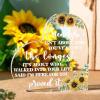 Bucherry Friendship Gift for Women Friends Cheer up Gift Acrylic BFF Going Away Birthday Home Office Table Shelf(Sunflower) view 3