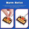 Taiyin 12 Pieces Movie Night Party Supplies Acrylic Movie Keychains Now Showing Party Supplies Camera Clapboard Microphone Ticket Film Keychain Souvenirs Gift Christmas Gifts view 3