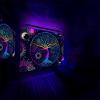 AACKart Blacklight Tapestry for Bedroom - Spiritual Tree of Life Wall Tapestry Glow in the Dark Wall Hanging 78.7 x 59.1 inches view 4