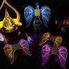 QUOXO Angel Wings LED Strobe Lights, Champagne Bottle Service Sparkler for VIP Nightclubs Event Party Club (Yellow) view 2
