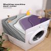 Coffee Table Cloth Fridge Top Dust Cover with Pockets Purple Modern Geometric Washing Machine Protector Abstract Beach Table Cover Kitchen Appliance Top Dustcover 20x50in view 2
