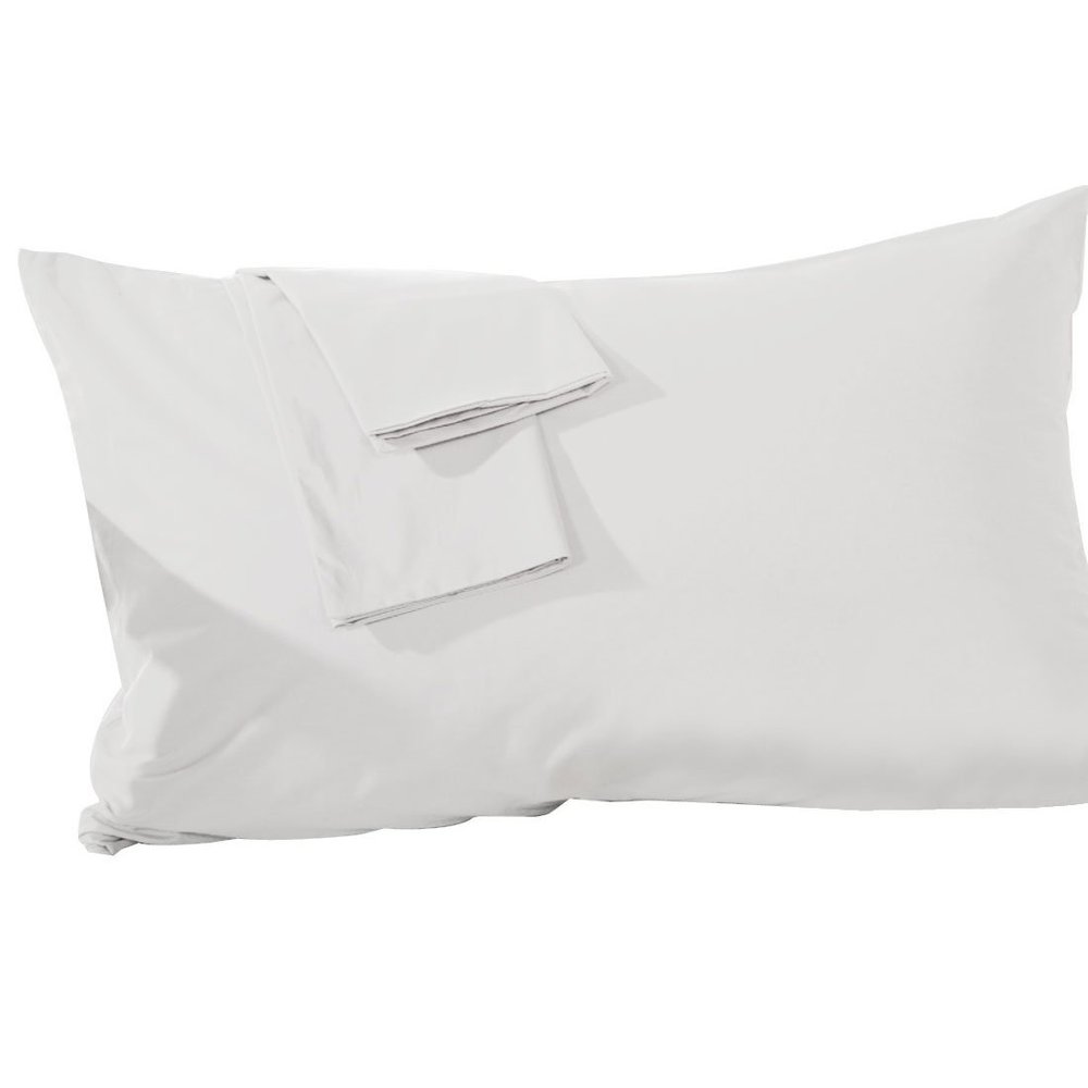 Ruilogod Pillow Cases Covers Pillowcases Protectors Size Housewife Egyptian Cotton 300 Thread Count 1 Piece, Silver Gray,20 x 60 Inch (id: f67 dcf 71d 014 e93