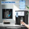 Table Countertop Electric Water Dispenser Drinking Water Machine Freestanding Top Loading Mini Water Dispenser 110V/60Hz with Led Indicator for Home and Office (White) view 3