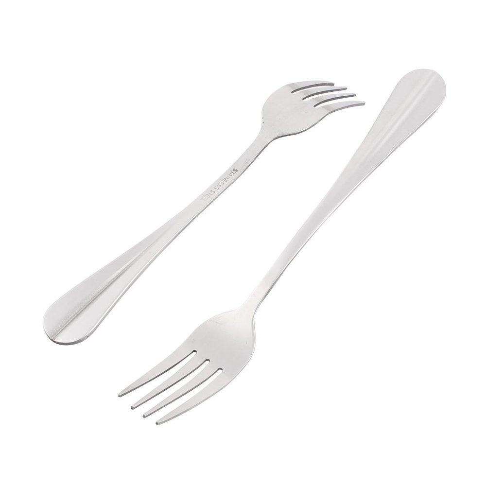 Ruilogod Stainless Steel Home Restaurant Outdoors Dining Tool Noodles Meat Fork 2pcs (id: 874 696 053 74a 475