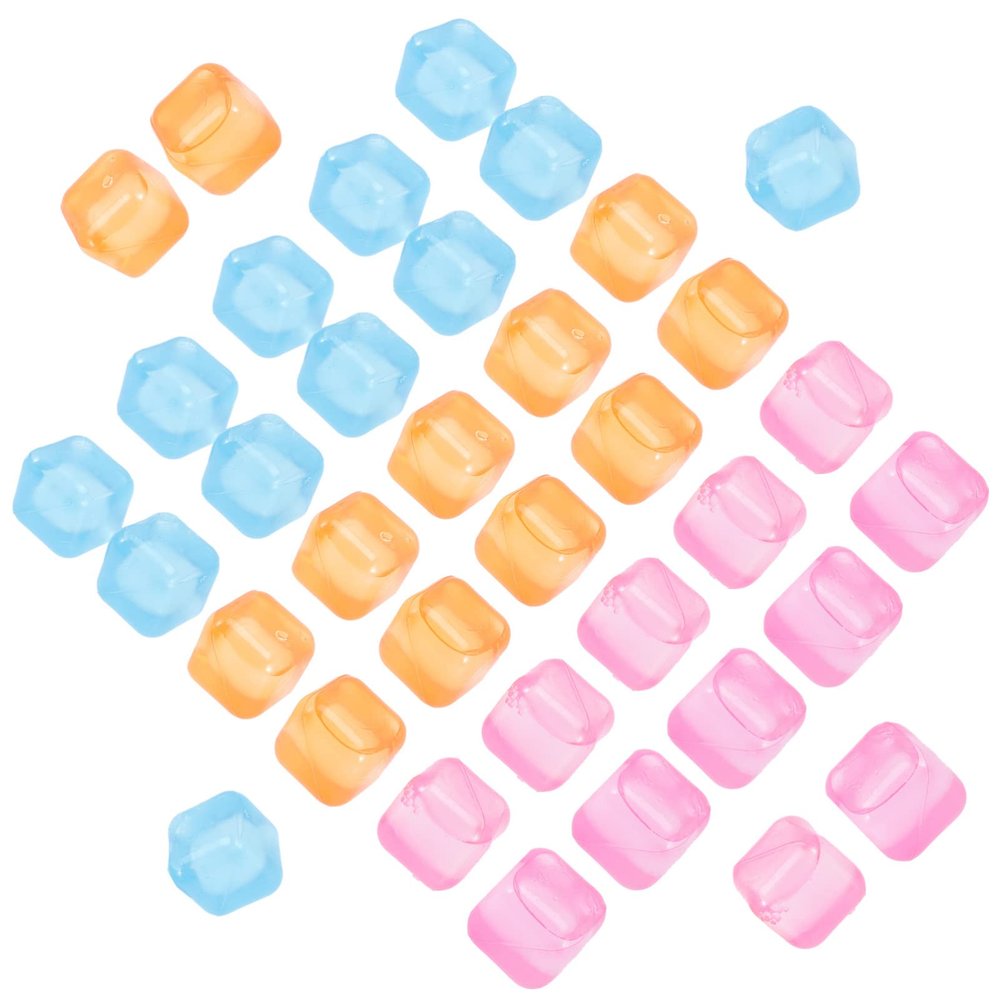 SOLUSTRE 54pcs Reusable Washable Ice for Coolers Lunch Bags Outdoor Use for Picnics Camping Keeping Food Fresh